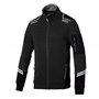 CHAQUETA SPARCO CON CREMALLERA TECH TALLA XXXL NEGRO/GRIS