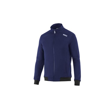 SUDADERA SPARCO CON CREMALLERA AZUL TALLA M