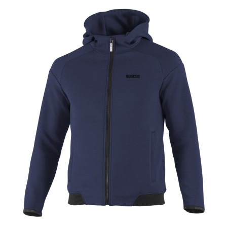 SUDADERA SPARCO CON CAPUCHA Y CREMALLERA BM TALLA M