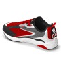 BOTINES S-LANE T 38 NEGRO/ROJO