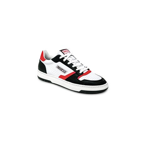 ZAPATILLAS SPARCO S-URBAN BLANCO/NEGRO/ROJO TALLA 39