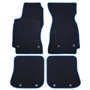 ALFOMBRA A MEDIDA AUDI A4 B5 (1995-2001) 5PZ RIBETE AZUL