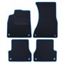 ALFOMBRA A MEDIDA AUDI A7 C7 (2010-2018) 5PZ RIBETE AZUL