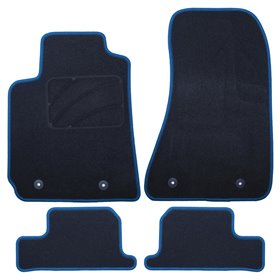 ALFOMBRA A MEDIDA ALFA ROMEO BRERA (2005-2010) 5PZ RIBETE AZUL
