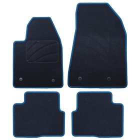 ALFOMBRA A MEDIDA ALFA ROMEO GIULIETTA (2010-2019) 5PZ RIBETE AZUL