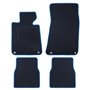 ALFOMBRA A MEDIDA BMW E30 SERIE 3 (1983-1994) 5PZ RIBETE AZUL