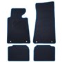 ALFOMBRA A MEDIDA BMW E34 SERIE 5 (1988-1996) 5PZ RIBETE AZUL
