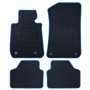 ALFOMBRA A MEDIDA BMW E84 X1 (2009-2015) 5PZ RIBETE AZUL