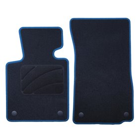 ALFOMBRA A MEDIDA BMW E85 Z4 (2002-2009) 2PZ RIBETE AZUL