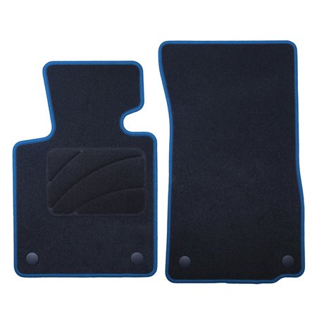 ALFOMBRA A MEDIDA BMW E85 Z4 (2002-2009) 2PZ RIBETE AZUL