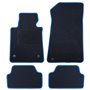 ALFOMBRA A MEDIDA BMW E88 SERIE 1 CABRIO (2008-2014) 5PZ RIBETE AZUL