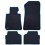 ALFOMBRA A MEDIDA BMW E91 SERIE 3 TOURING (2005-2012) 5PZ RIBETE AZUL