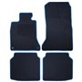 ALFOMBRA A MEDIDA BMW F02 SERIE 7 LARGO (2008-2015) 5PZ RIBETE AZUL