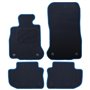 ALFOMBRA A MEDIDA BMW F06 SERIE 6 GRAND COUPE (2012-2019) 5PZ RIBETE AZUL