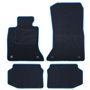 ALFOMBRA A MEDIDA BMW F10 SERIE 5 SEDAN (2010-2013) 5PZ RIBETE AZUL