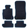 ALFOMBRA A MEDIDA BMW F13 SERIE 6 COUPE (2011-2019) 5PZ RIBETE AZUL