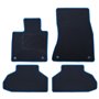 ALFOMBRA A MEDIDA BMW F16 X6 (2014-2019) 5PZ RIBETE AZUL