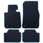 ALFOMBRA A MEDIDA BMW F20 SERIE 1 5 PUERTAS (2012-PRESENTE) 5PZ RIBETE AZUL