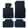 ALFOMBRA A MEDIDA BMW F21 SERIE 1 3 PUERTAS (2012-PRESENTE) 5PZ RIBETE AZUL