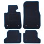 ALFOMBRA A MEDIDA BMW F22 SERIE 2 COUPE (2014-2019) 5PZ RIBETE AZUL