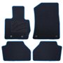 ALFOMBRA A MEDIDA BMW F25 X3 (2010-2017) 5PZ RIBETE AZUL