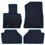 ALFOMBRA A MEDIDA BMW F26 X4 (2014-2018) 5PZ RIBETE AZUL