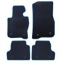 ALFOMBRA A MEDIDA BMW F32 SERIE 4 COUPE (2013-2019) 5PZ RIBETE AZUL