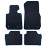 ALFOMBRA A MEDIDA BMW F36 SERIE 4 GRAN COUPE (2014-PRESENTE) 5PZ RIBETE AZUL