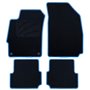 ALFOMBRA A MEDIDA CHEVROLET AVEO (2011-2015) 5PZ RIBETE AZUL