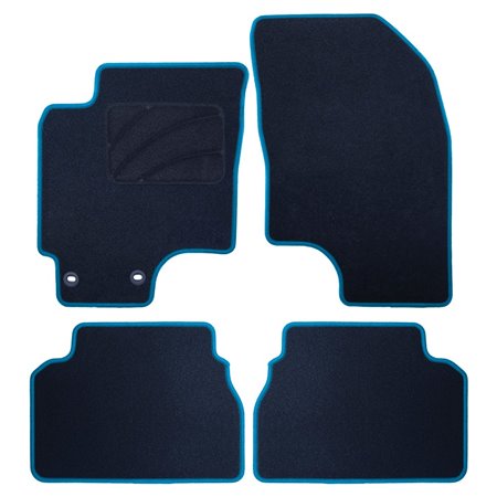 ALFOMBRA A MEDIDA CHEVROLET EPICA (2006-2011) 5PZ RIBETE AZUL