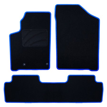 ALFOMBRA A MEDIDA CITROEN BERLINGO (1996-2008) 5PZ RIBETE AZUL