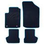 ALFOMBRA A MEDIDA CITROEN C2 (2003-2009) 5PZ RIBETE AZUL