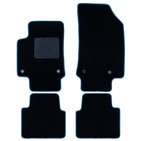 ALFOMBRA A MEDIDA CITROEN C3 AIRCROSS (2017-PRESENTE) 5PZ RIBETE AZUL
