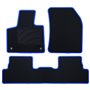 ALFOMBRA A MEDIDA CITROEN DS7 (2018-PRESENTE) CP RIBETE AZUL