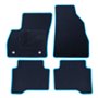 ALFOMBRA A MEDIDA CITROEN NEMO (2008-2019) 5PZ RIBETE AZUL