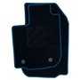 ALFOMBRA A MEDIDA DACIA SANDERO (2012-2016) 5PZ RIBETE AZUL