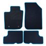ALFOMBRA A MEDIDA DACIA SANDERO STEPWAY (2008-2012) 5PZ RIBETE AZUL