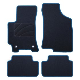 ALFOMBRA A MEDIDA DAEWOO LANOS (1997-2002) 5PZ RIBETE AZUL