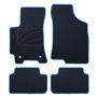 ALFOMBRA A MEDIDA DAEWOO LANOS (1997-2002) 5PZ RIBETE AZUL