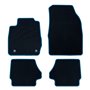 ALFOMBRA A MEDIDA FORD FIESTA (2013-2017) 5PZ RIBETE AZUL