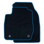 ALFOMBRA A MEDIDA FORD FIESTA (2013-2017) 5PZ RIBETE AZUL