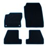 ALFOMBRA A MEDIDA FORD FOCUS III (2011-2015) 5PZ RIBETE AZUL
