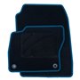 ALFOMBRA A MEDIDA FORD FOCUS III (2011-2015) 5PZ RIBETE AZUL