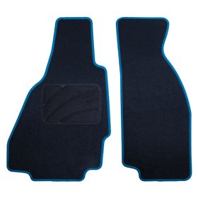 ALFOMBRA A MEDIDA FERRARI 328 (1985 - 1990) 2PZ RIBETE AZUL
