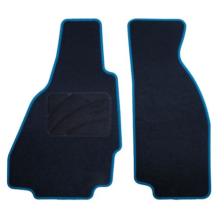 ALFOMBRA A MEDIDA FERRARI 328 (1985 - 1990) 2PZ RIBETE AZUL