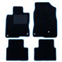 ALFOMBRA A MEDIDA HONDA CIVIC X (2017-PRESENTE) 5PZ RIBETE AZUL