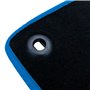 ALFOMBRA A MEDIDA HONDA CIVIC X (2017-PRESENTE) 5PZ RIBETE AZUL