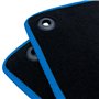 ALFOMBRA A MEDIDA HONDA CIVIC X (2017-PRESENTE) 5PZ RIBETE AZUL