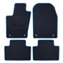 ALFOMBRA A MEDIDA JEEP GRAND CHEROKEE WK2 (2011 -PRESENTE) 5PZ RIBETE AZUL