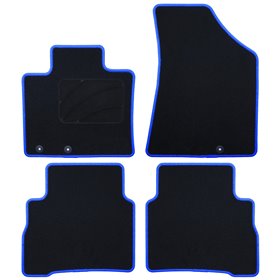 ALFOMBRA A MEDIDA KIA SORENTO (2009-2012) 5PZ - 7PZ RIBETE AZUL